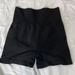 Black athletic shorts